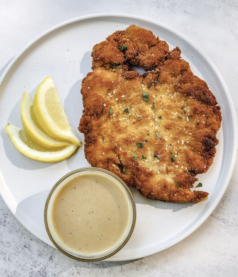 Schnitzel With Cream Gravy Recipe