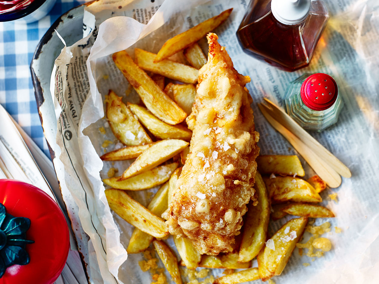 Japanese Tempura-style Fish and Chips Recipe