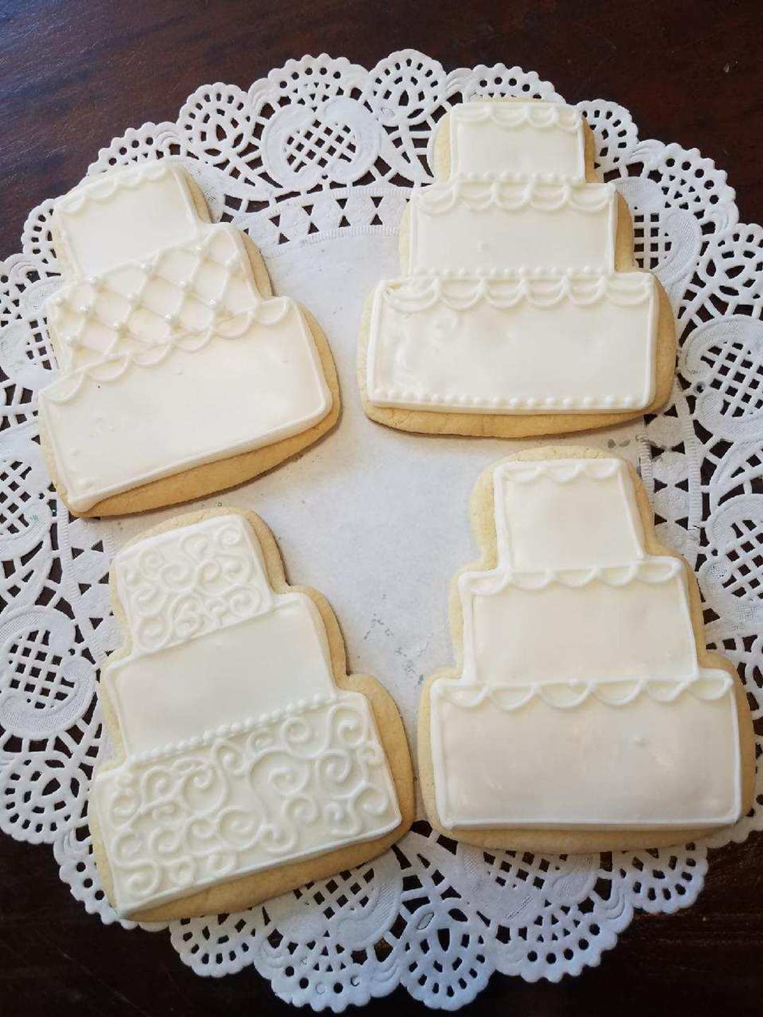 Decorated Wedding Cookies