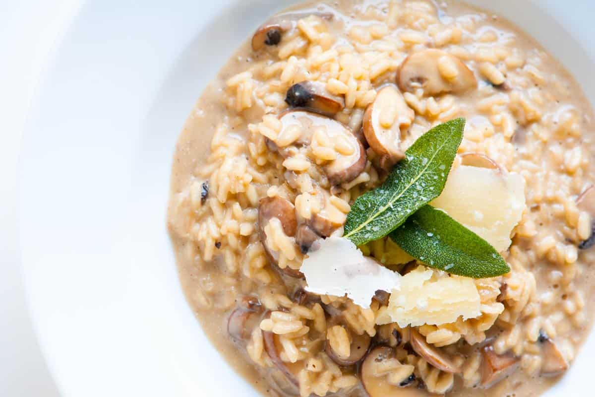 How to Make Creamy Mushroom Risotto