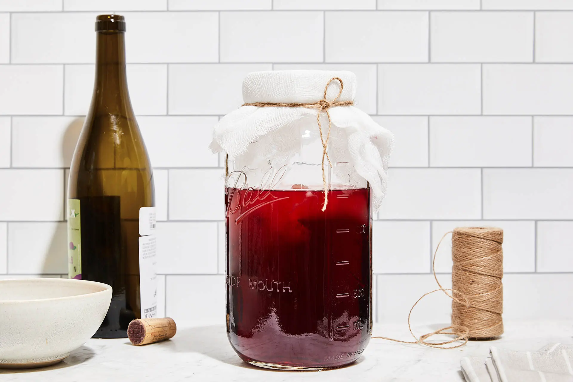 Making Red Wine Vinegar from Leftover Wine