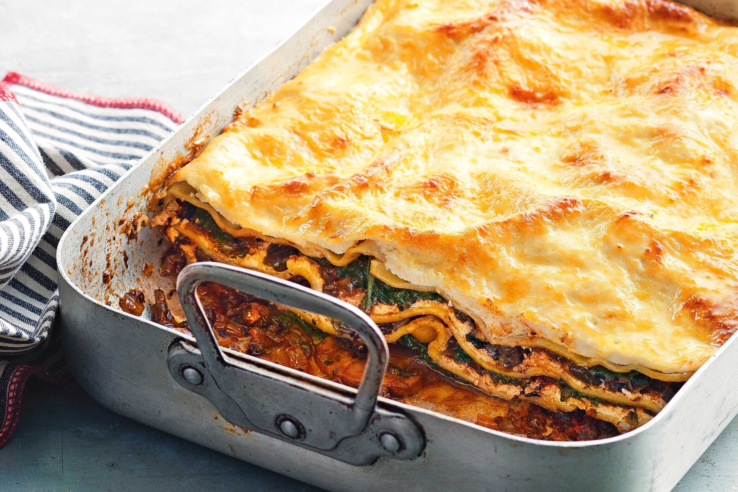 Mushroom and Spinach Lasagna